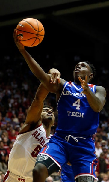 Sexton leads No. 24 Alabama past Louisiana Tech 77-74 (Nov 29, 2017)